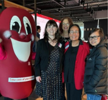 Sidney the Kidney with Michelle Clewett and others