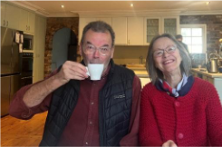 Dragon Anne Hughes Projects Admin with husband Jeff Hughes