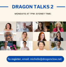 Dragon Talks 2 poster with grid of faces