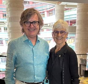 Prof. Eric Morand with Dragon Director, Dr. Charmaine Jones
